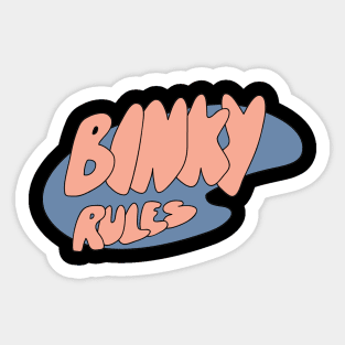 Binky Rules Sticker